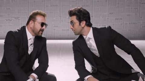 Watch: Sanjay-Ranbir rant against media in 'Baba Bolta Hai' song Watch: Sanjay-Ranbir rant against media in 'Baba Bolta Hai' song