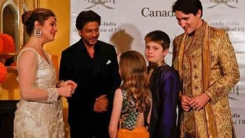 SRK's charm bowls over Canadian PM Justin Trudeau SRK's charm bowls over Canadian PM Justin Trudeau