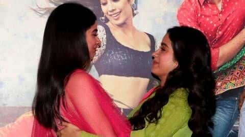Sridevi's daughters Janhvi, Khushi get teary-eyed at 'Dhadak' trailer launch Sridevi's daughters Janhvi, Khushi get teary-eyed at 'Dhadak' trailer launch