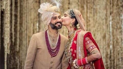 Sonam-Anand wedding ceremony: Objections raised over brooch Sonam-Anand wedding ceremony: Objections raised over brooch