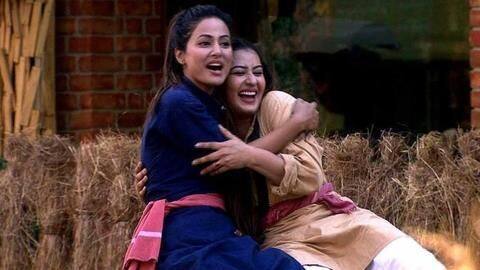 BiggBoss contestant Shilpa Shinde buries the hatchet with Hina Khan BiggBoss contestant Shilpa Shinde buries the hatchet with Hina Khan