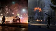 Tirana protests escalate with petrol bombs at parliament, hundreds injured