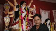 Roy and Arora visit Sarbojanik Durga Puja at Mangalam Ground