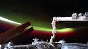 Astronaut Anil Menon shares space station video of green aurora