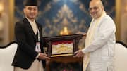 Amit Shah and Sudhan Gurung discuss border security, flood assistance