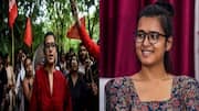 Neha Bora leads AISA protests demanding Chief Election Commissioner resignation