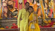 Roy and director Mukerji reunite at Mumbai Durga Puja pandal