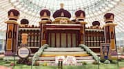 Mysuru Dasara Flower Show opens with Vidhana Soudha replica