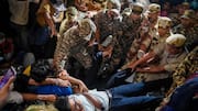 CRPF woman officer praised after reportedly slapped at Delhi protest