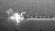 US strikes ship, Iran sets supertanker ablaze amid conflicting claims