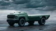 GM Defense unveils self-driving Chevy Silverado 3500HD for military logistics