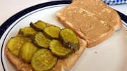 Take your toast to another level with peanut butter-pickles 