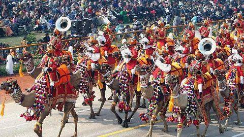 French contingent, dog squad marks 67th Republic Day French contingent, dog squad marks 67th Republic Day