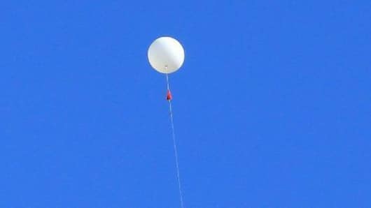 IAF shoots down mysterious balloon