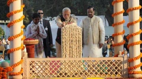 India pays homage to Gandhi on Martyrs' Day India pays homage to Gandhi on Martyrs' Day
