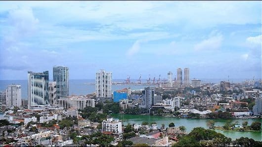 The controversial Colombo Port City project