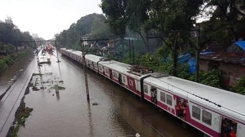 Torrential rainfall shatters Mumbai: Three deaths, traffic slowdown, train delays