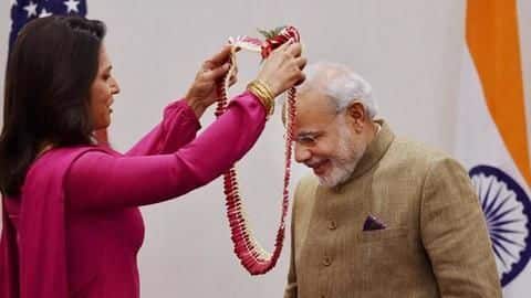 My meetings with PM Modi highlighted as 'proof', says Gabbard My meetings with PM Modi highlighted as 'proof', says Gabbard