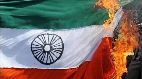 'Intent of flag burning causing huge grief to American Hindus' 'Intent of flag burning causing huge grief to American Hindus'