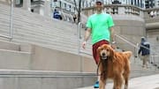 Sporty The Golden Retriever rules Chicago, for the right reasons