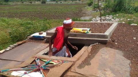 Tired of sufferings of fellow Indians, Andhra man plans self-burial Tired of sufferings of fellow Indians, Andhra man plans self-burial