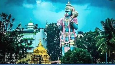 When Hanumanji stalled traffic for hours near Bengaluru When Hanumanji stalled traffic for hours near Bengaluru