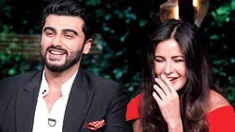 Arjun Kapoor trolls Katrina Kaif for wearing sunglasses at night Arjun Kapoor trolls Katrina Kaif for wearing sunglasses at night