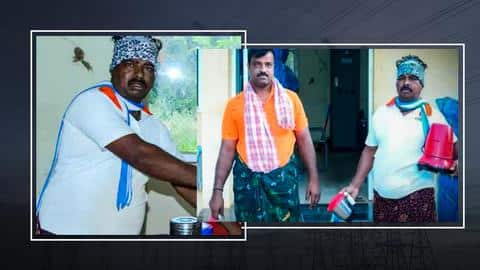 Fed up with blackouts, man grinds masala at electricity office Fed up with blackouts, man grinds masala at electricity office