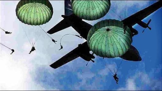 Unsafe indigenous military parachutes