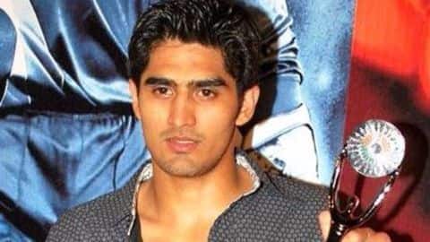 Vijender Singh beats Kerry Hope to lift the title Vijender Singh beats Kerry Hope to lift the title