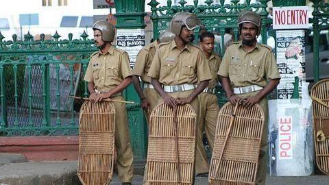 Police lathi-charge teachers for disrupting evaluation of matric exam papers Police lathi-charge teachers for disrupting evaluation of matric exam papers
