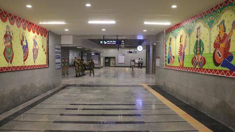 Delhi: Construction of new Hauz Khas metro station, massive challenge Delhi: Construction of new Hauz Khas metro station, massive challenge