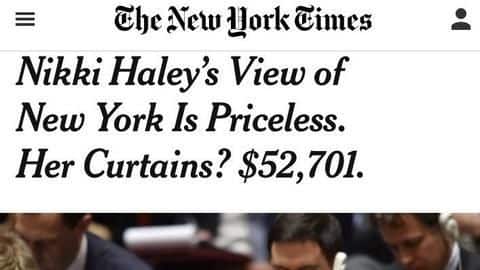 Haley accuses New York Times of releasing an incorrect story Haley accuses New York Times of releasing an incorrect story