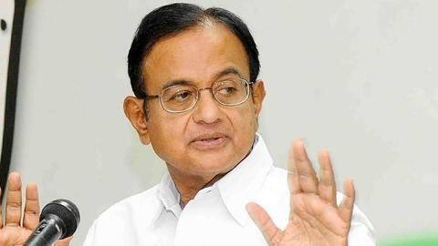 Chidambaram dares BJP to contradict official data on economy growth Chidambaram dares BJP to contradict official data on economy growth