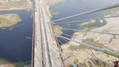 Signature Bridge to open for Delhiites in October this year Signature Bridge to open for Delhiites in October this year