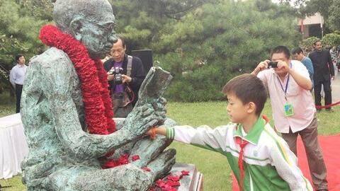 China celebrates 150th birth anniversary of Mahatma Gandhi China celebrates 150th birth anniversary of Mahatma Gandhi