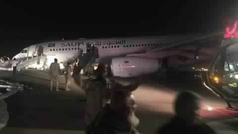 Close shave for 150 as Saudi jet makes emergency landing Close shave for 150 as Saudi jet makes emergency landing