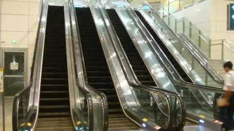 Mumbai Railways' escalator woes: Students pressing stop button arbitrarily Mumbai Railways' escalator woes: Students pressing stop button arbitrarily