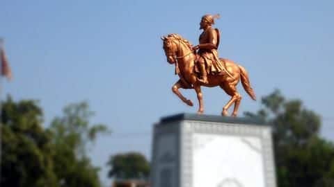 Maharashtra government reduced the height of Shivaji statue, alleges Congress Maharashtra government reduced the height of Shivaji statue, alleges Congress