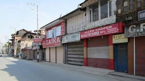 Strike called by separatists disrupts normal life in Kashmir Strike called by separatists disrupts normal life in Kashmir