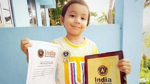 Four-year-old Assam boy's book published; becomes youngest author of India Four-year-old Assam boy's book published; becomes youngest author of India