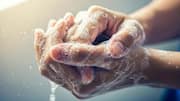 Does overwashing hands harm your skin? 