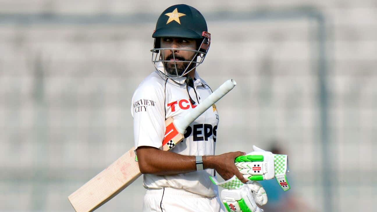 Babar Azam set to be dropped for second Test: Details