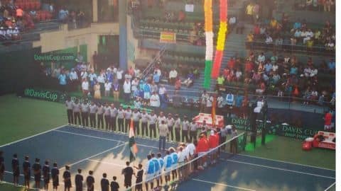 Spain leads 2-0 on day one at Davis Cup play-offs Spain leads 2-0 on day one at Davis Cup play-offs