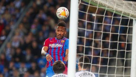 La Liga, Aubameyang helps Barcelona beat Real Sociedad: Records broken La Liga, Aubameyang helps Barcelona beat Real Sociedad: Records broken