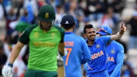 Chahal impresses on CWC debut Chahal impresses on CWC debut