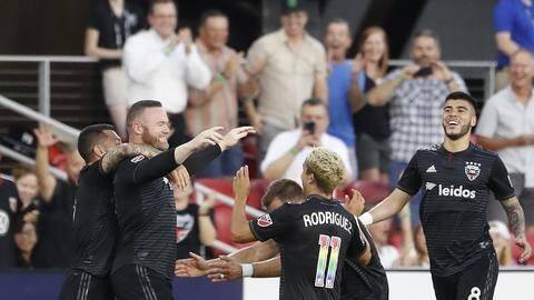 WATCH: Rooney smashes spectacular 68-yard strike for DC United WATCH: Rooney smashes spectacular 68-yard strike for DC United