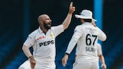 2nd Test: Pakistan's Ali Usman and Sajid Khan floor WI