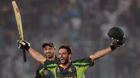 Afridi's heroics led Pakistan to a tense win in 2014 Afridi's heroics led Pakistan to a tense win in 2014