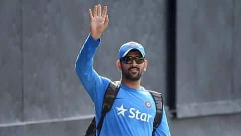 MS Dhoni's special gesture for a fan draws attention MS Dhoni's special gesture for a fan draws attention